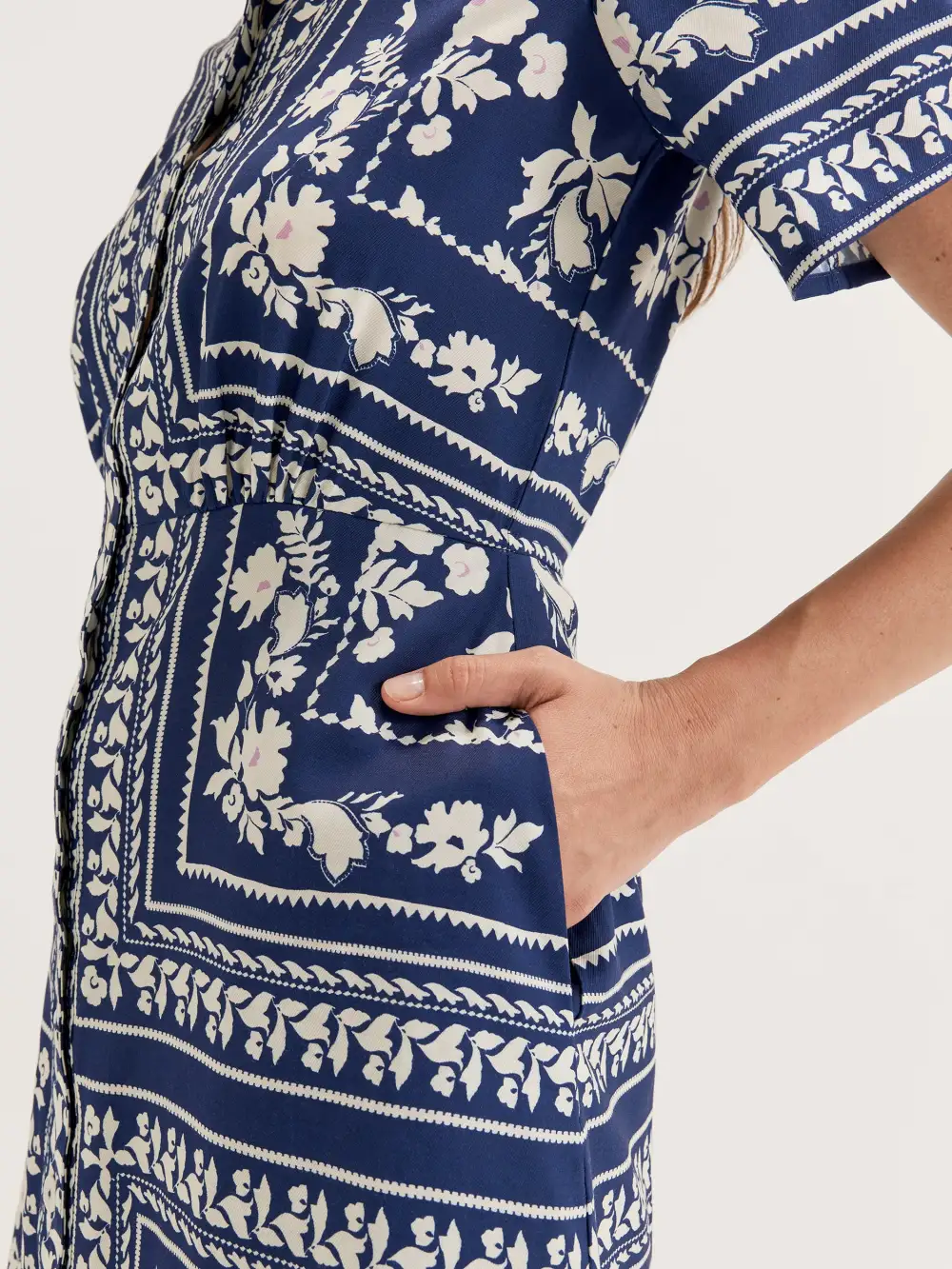 Riviera Scarf Shirtdress