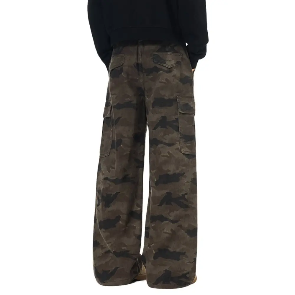 Modern Relaxed Cargo Denim Jeans