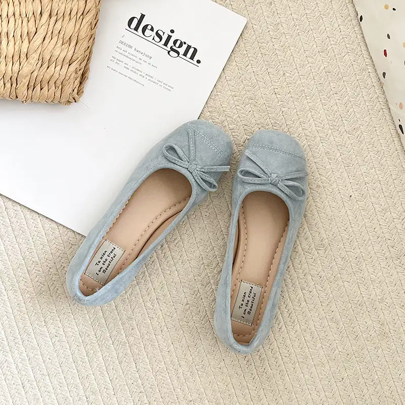 Soft Clean Profile Strap Low Heel Shoes