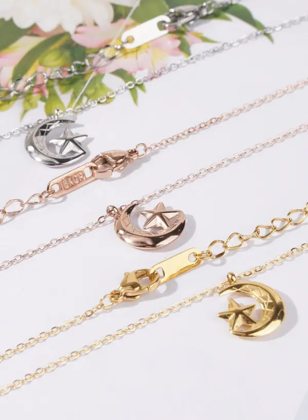 Star Crescent Necklace