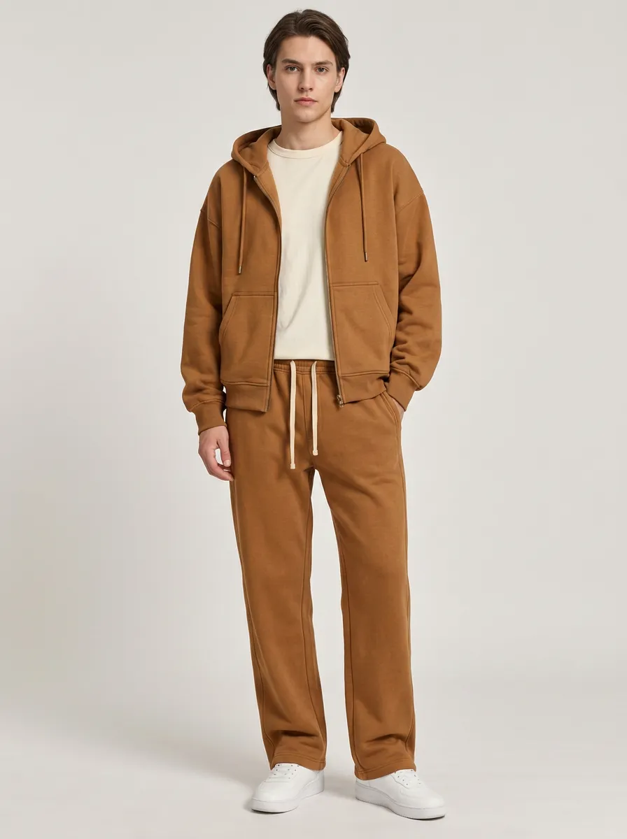 Unisex Jogger Practice Ready Zip-Up Hoodie Sweatpants Set