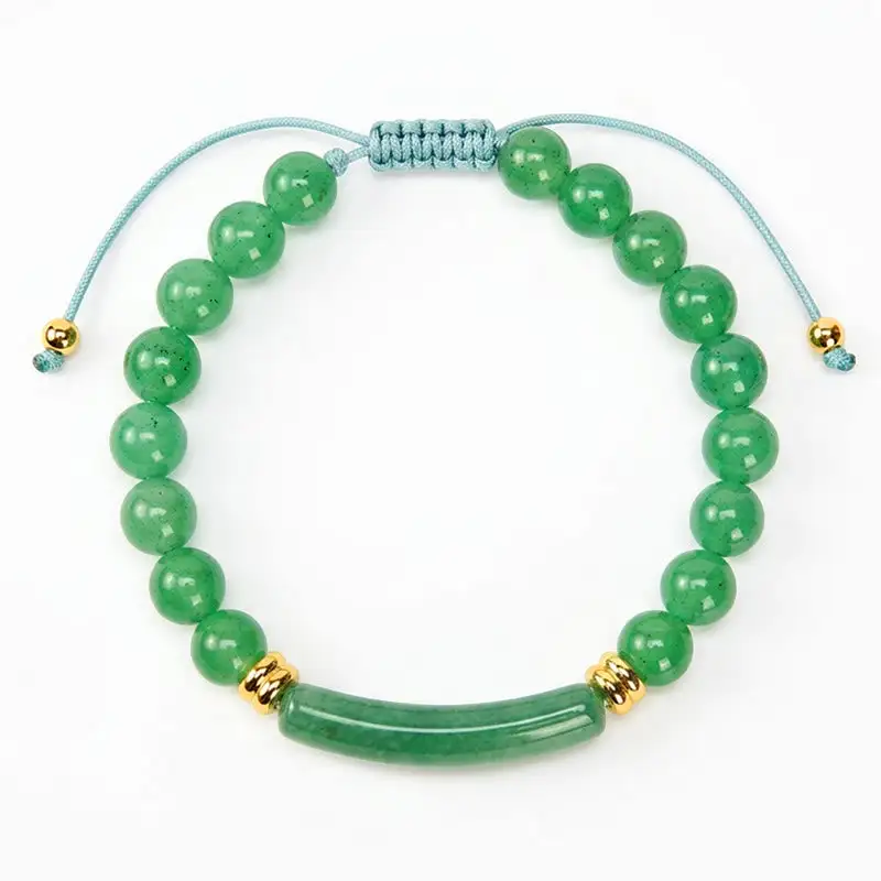 Amethyst Aventurine Tiger Eye Strawberry Quartz Bracelet