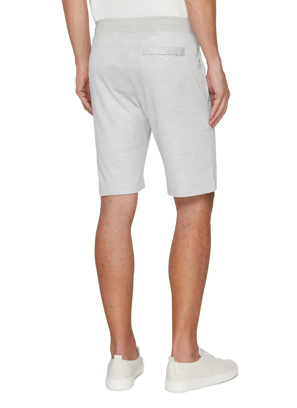 Casual Simple Loose Breathable Light Grey Shorts