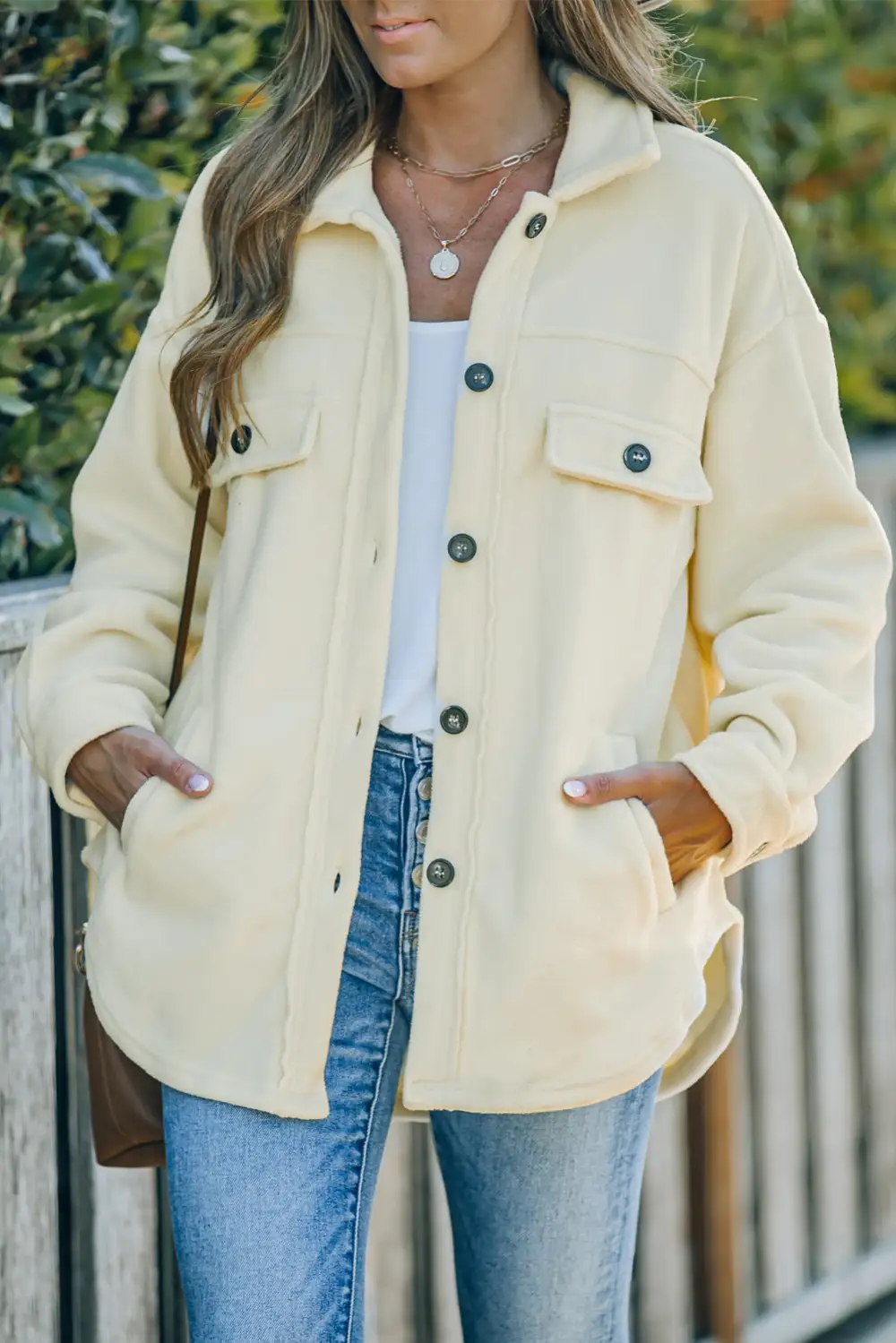 Collared Pocketed Jacket