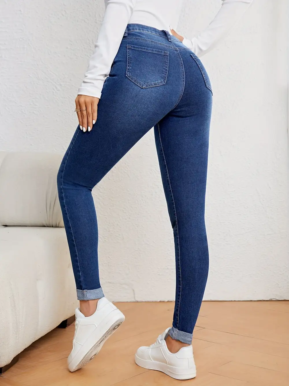 Cotton Slim Fit Denim Jeans