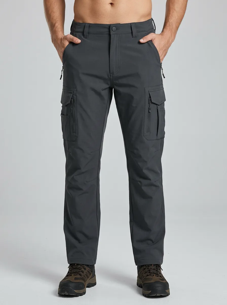 Straight Leg Multi Pocket Cargo Pants