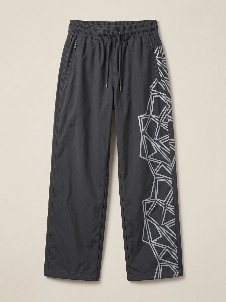 Women's Sporty Geometric Pattern Printed Joggers