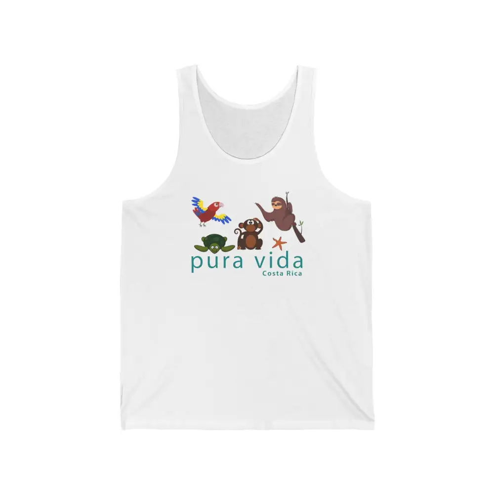 Tropical Wildlife Graphic Tank Top