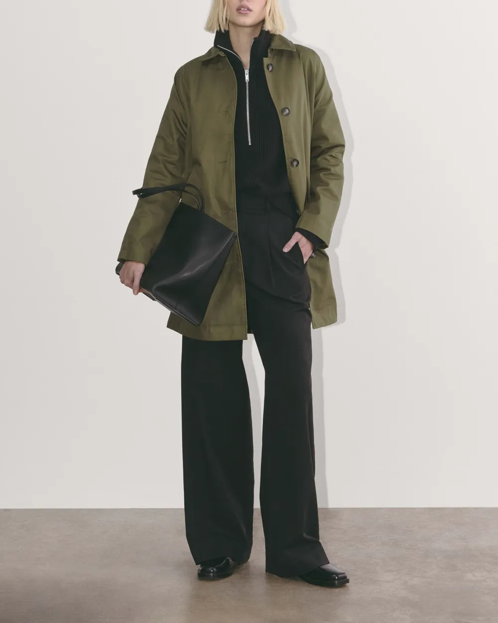 Black The Mac Coat