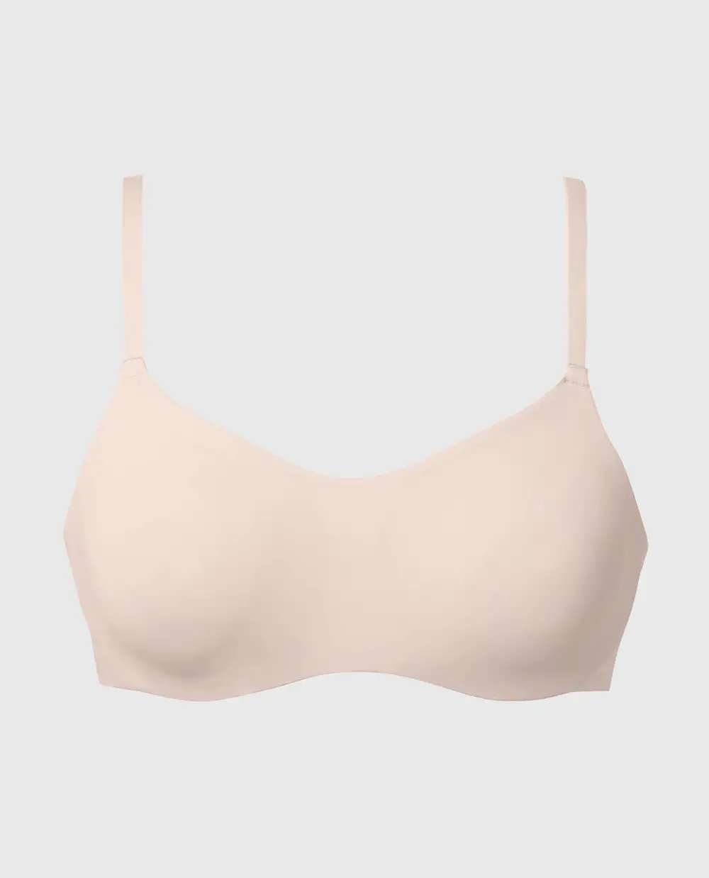 Easygoing No Show Bralette With Faux Wire