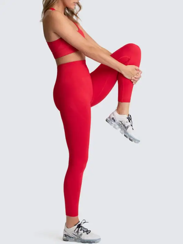 Beautiful Back High Waist Peach Hip Top