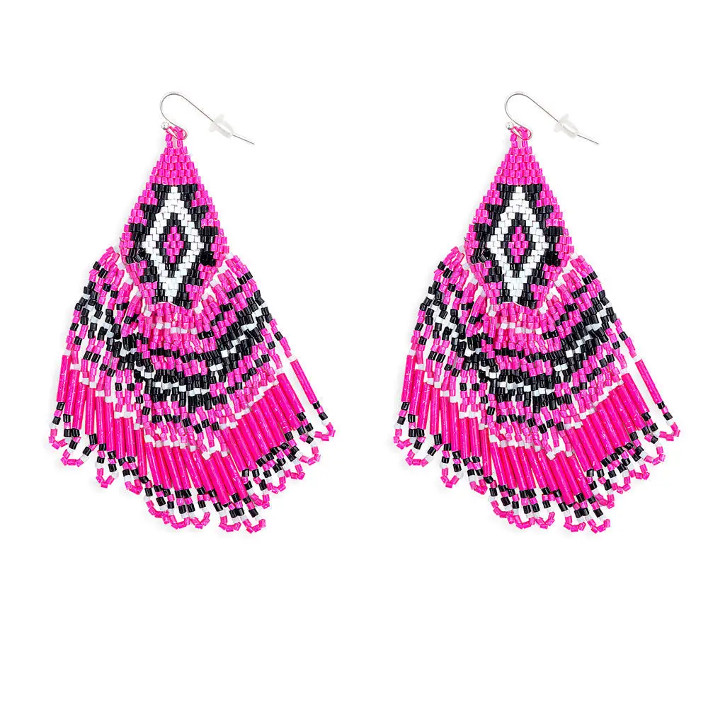 Playful Framed Artful Statement Earrings