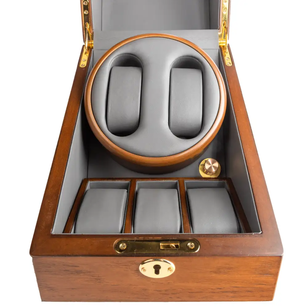 Slotted Wood Watch Winder