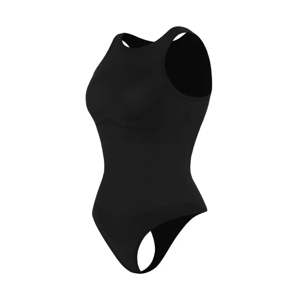 High Neck Thong Bodysuit