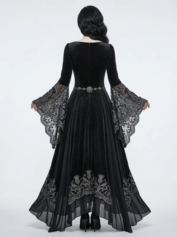 Dark Romantic Thistle Victorian Collection Women's Gothic Dress