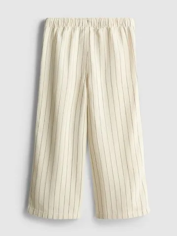 1.5-9yrs | Pinstripe Wide Leg Jeans