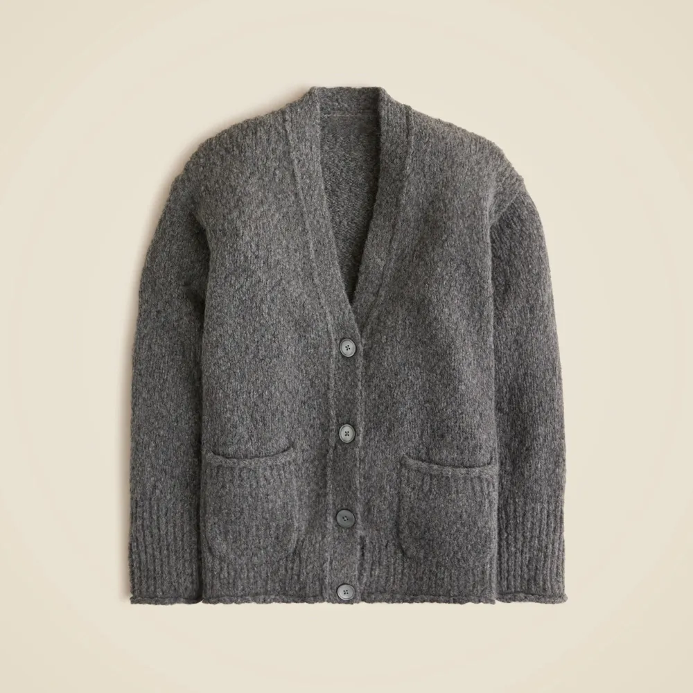 Button Front Relaxed Cardigans
