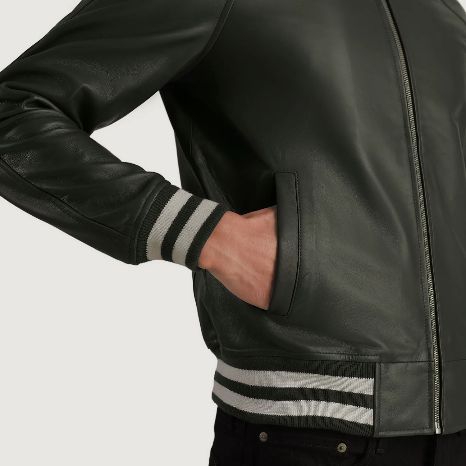 Men's Everyday Leather Varsity Jacket