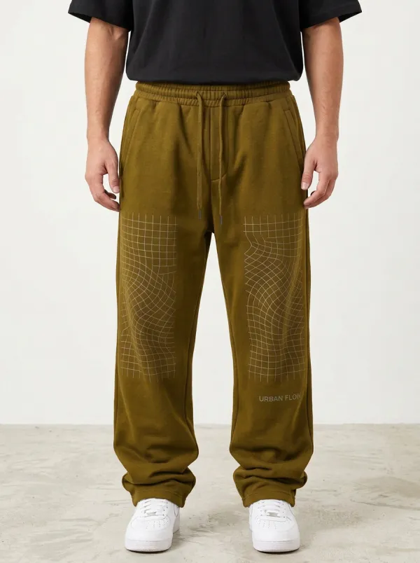 Sweatpants Grid Men's Sweatpants
