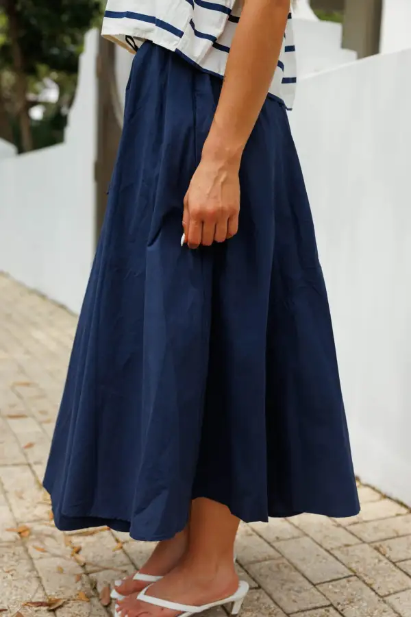 Striped Maxi Skirt
