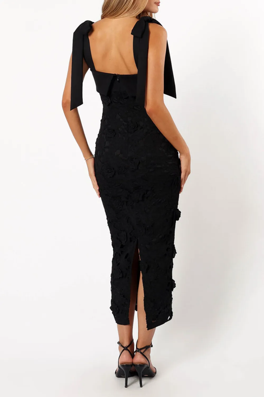 BLACK LACE DRESS