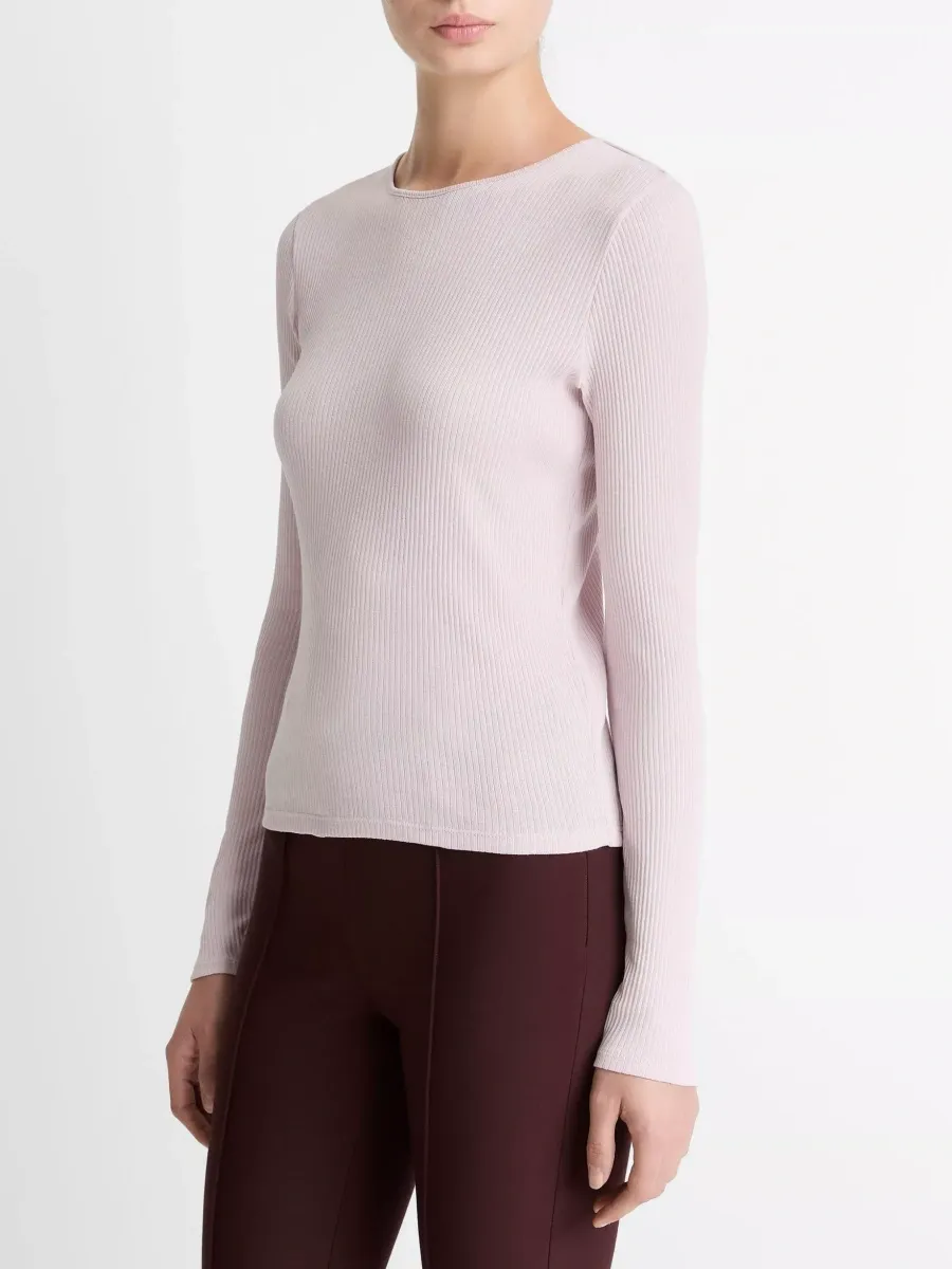 Casual Plain Long Sleeve Tee