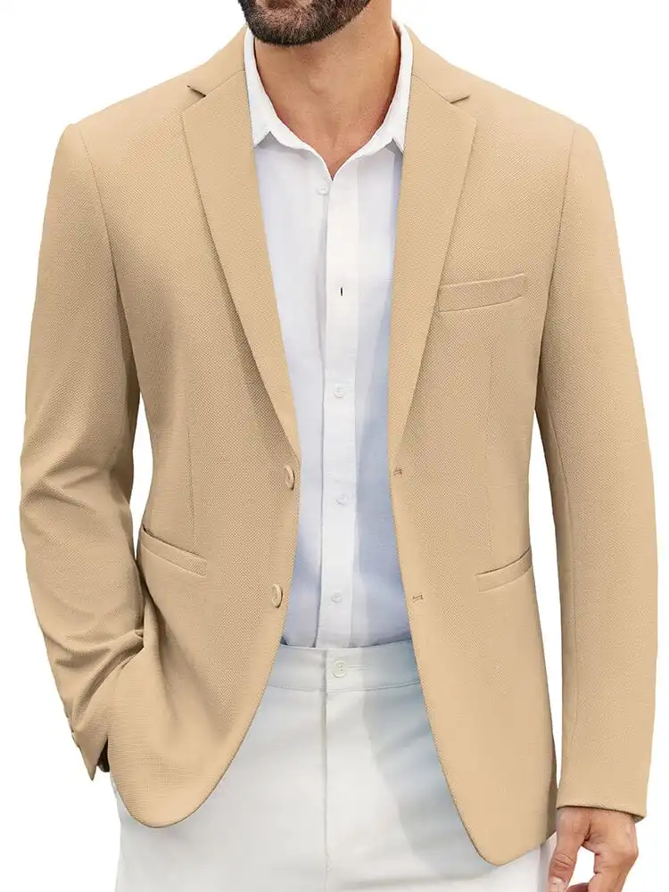 Casual Two-Button Suit Jacket