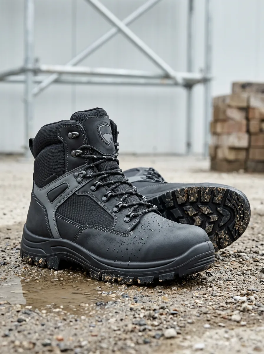 Industrial Tactical Workwear Men's Waterproof Work Boots
