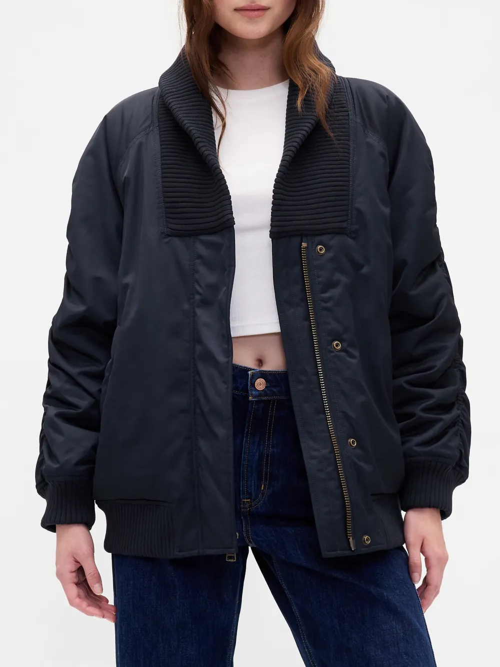 Back Pleated Waterproof Jacket