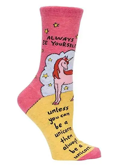 Women's Always Be A Unicorn Crew Socks