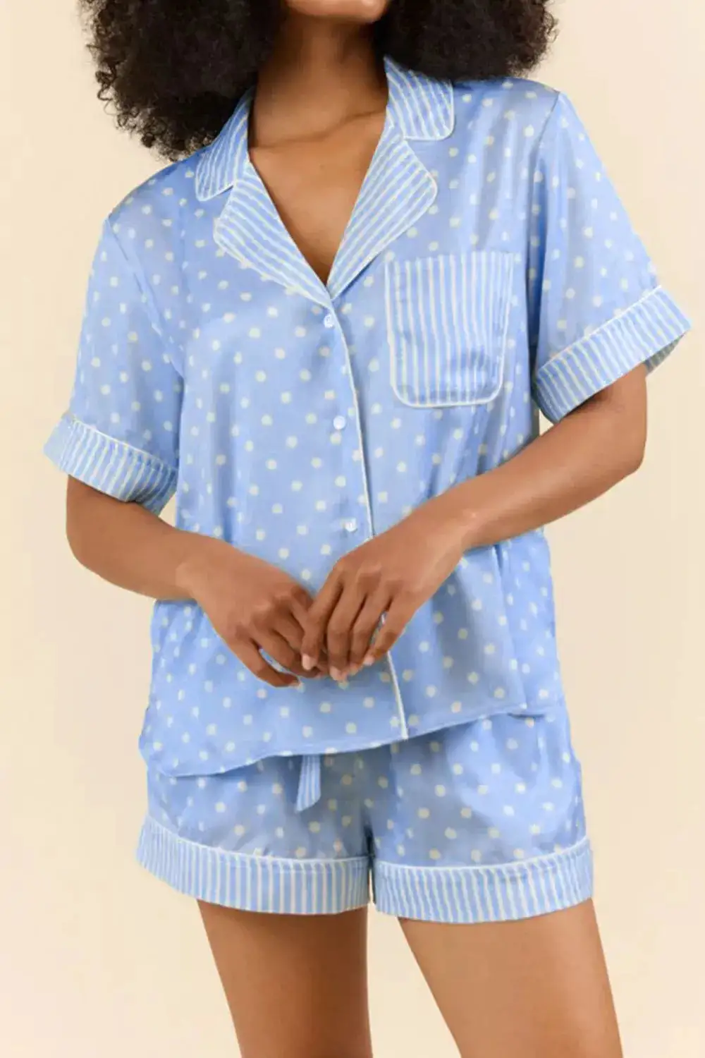 Comfortable Everyday Pajama Set Blue
