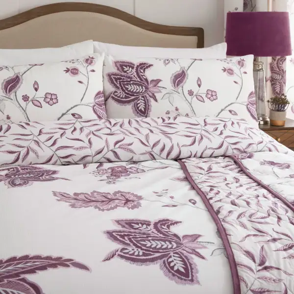 Polished Bedroom Printed Brushed Cotton Duvet Cover Set