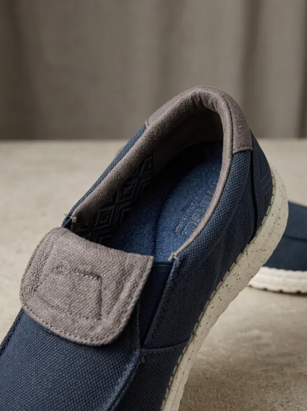 Comfort Slip-On Profile Men's Stretch Canvas Shoes