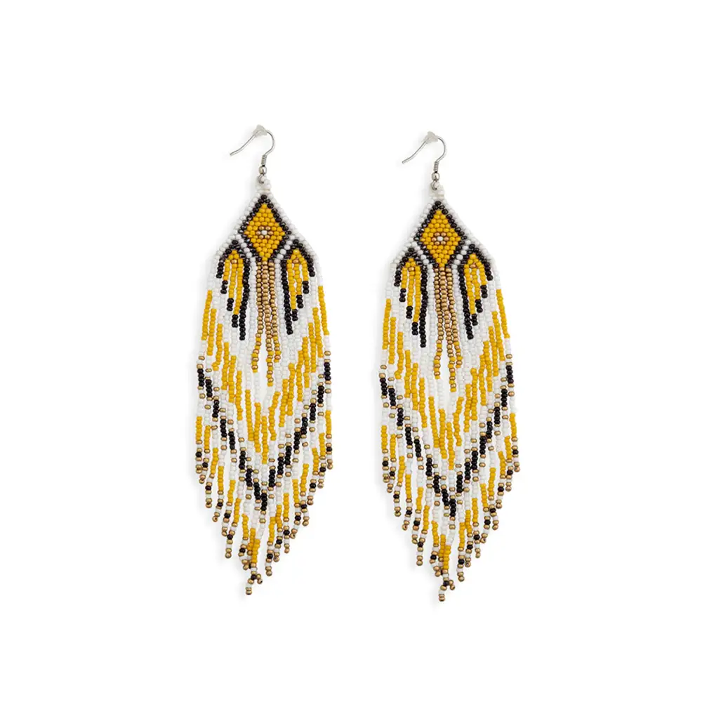 Crisp Playful Artful Statement Earrings
