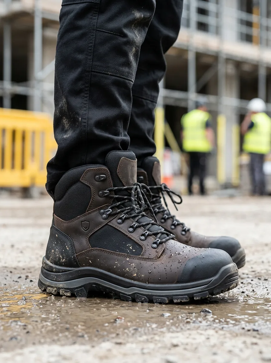 Classic Construction Profile Men' Waterproof Work Boots