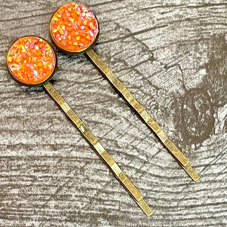 Everyday Druzy Agate Bobby Pins