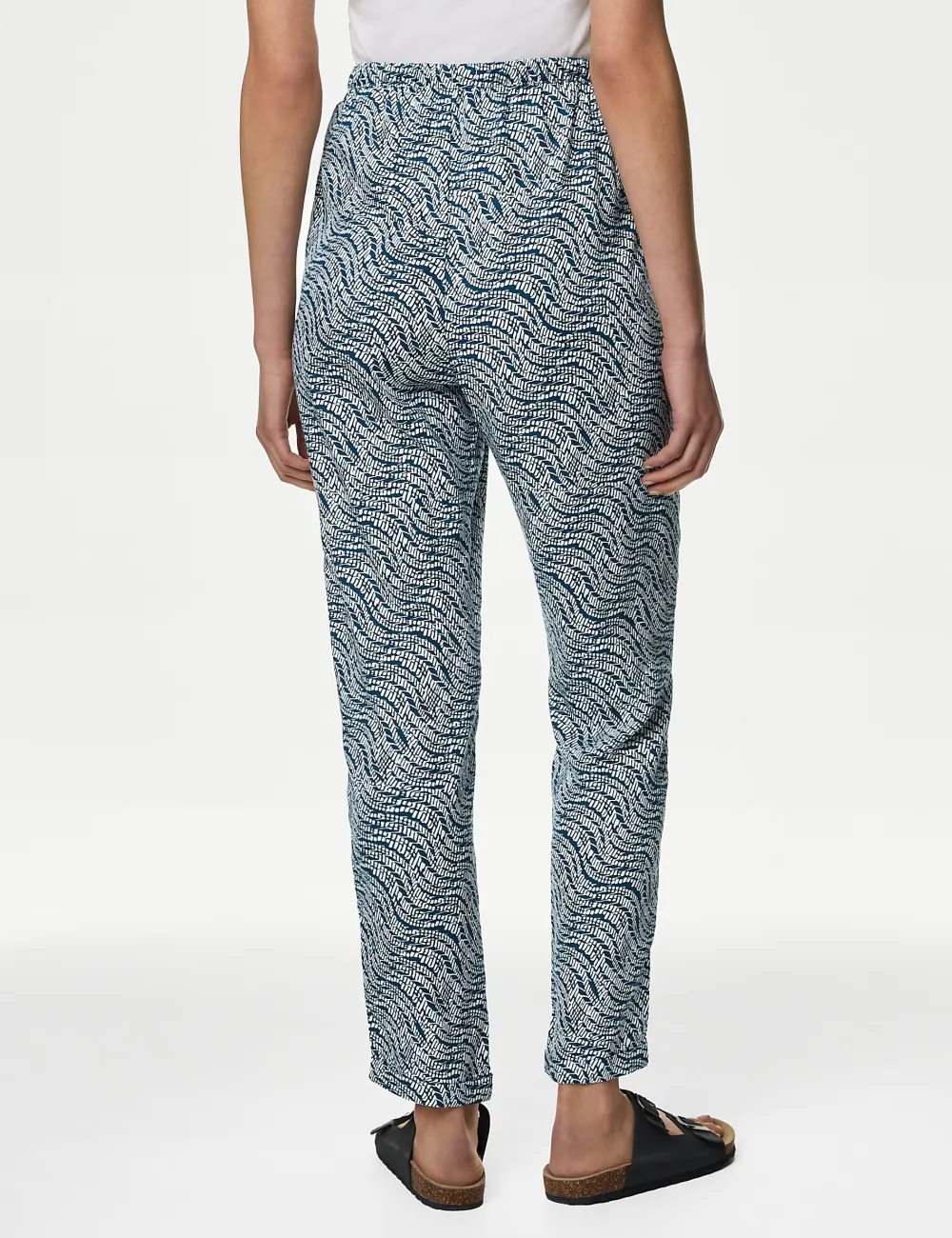 Womens Casual Tapered Trousers