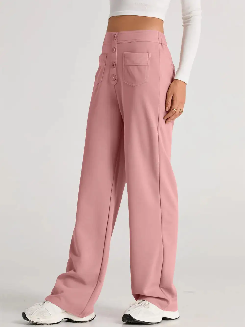 Wide Leg Comfort Fit Pants