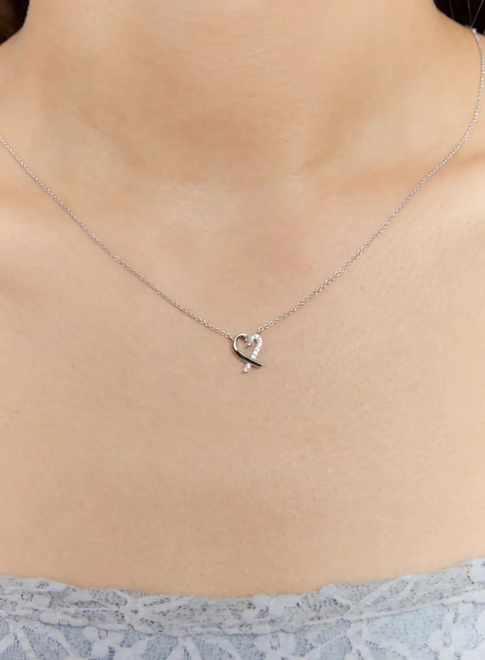 Trailing Heart Necklace