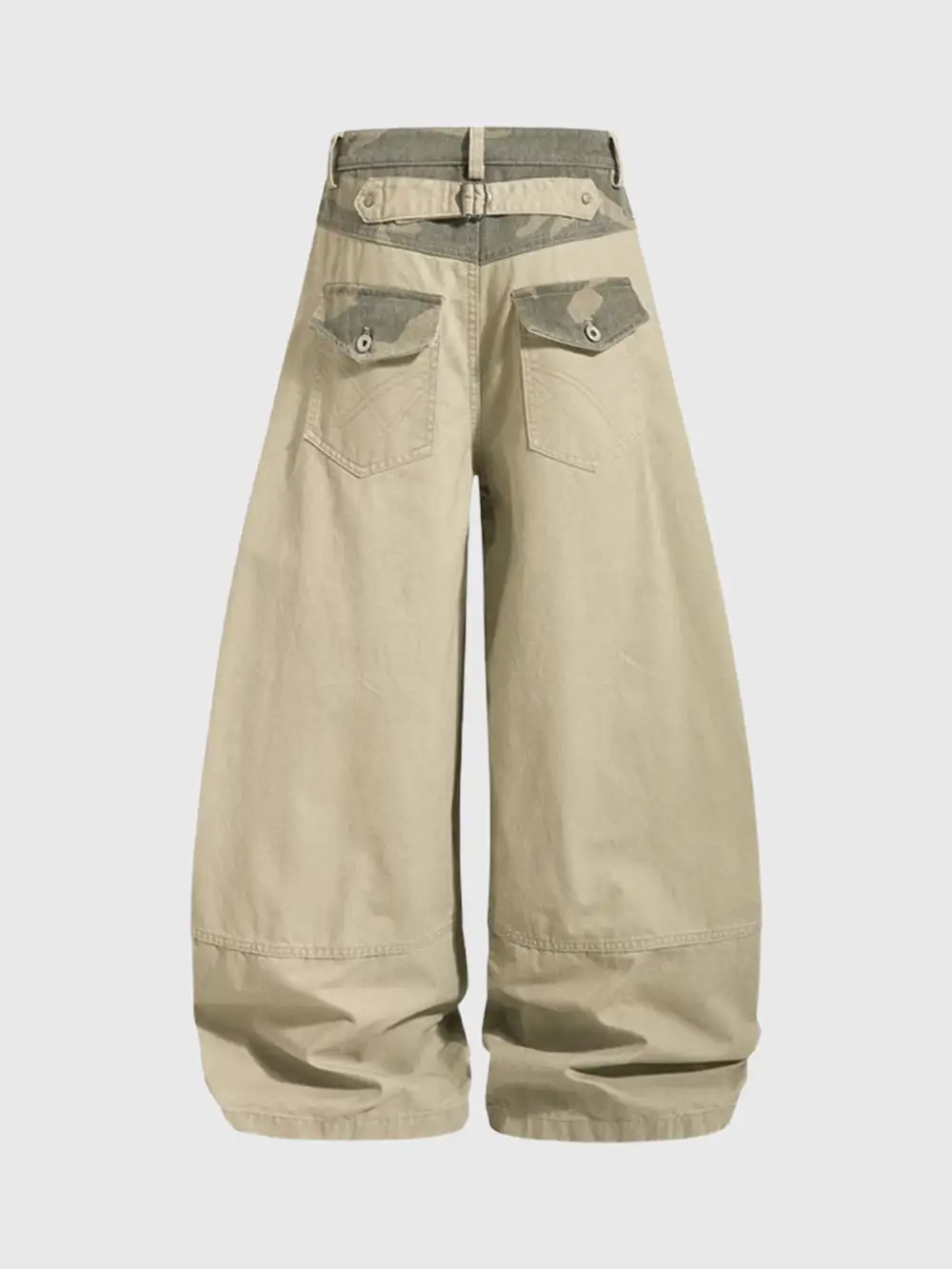 Camouflage Patchwork Pants