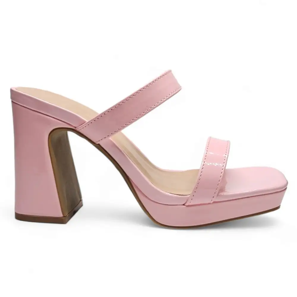 React Square Toe Platform Heel