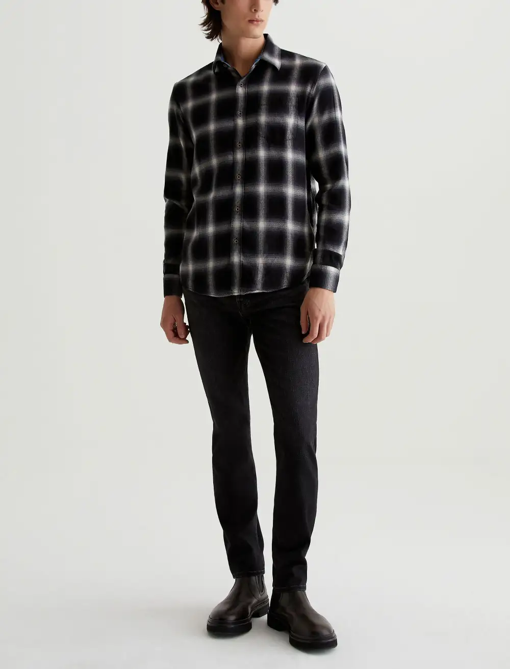 Men's Long Sleeve Button-Up Shirt