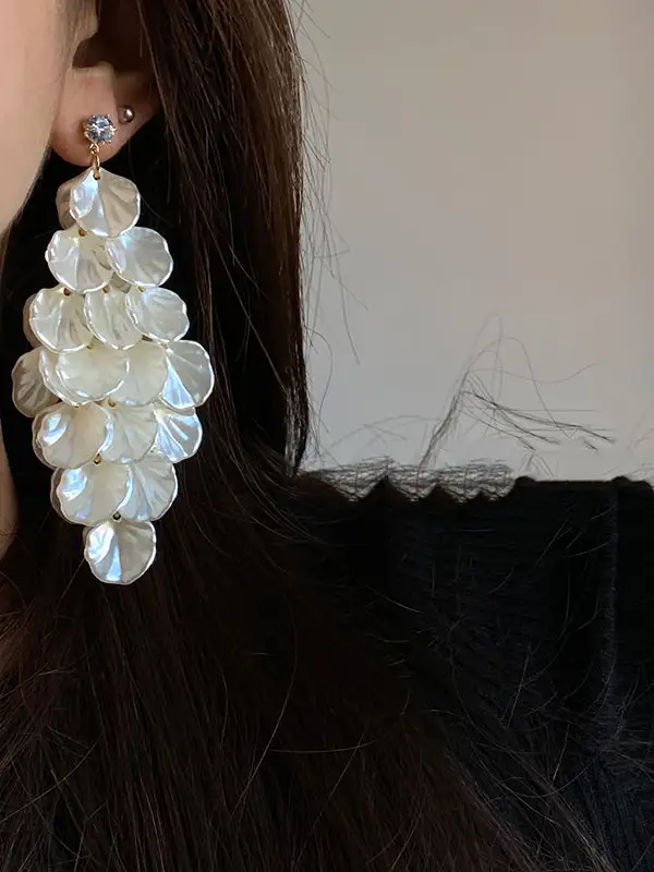 Contemporary Artisan-Inspired Drop Earrings