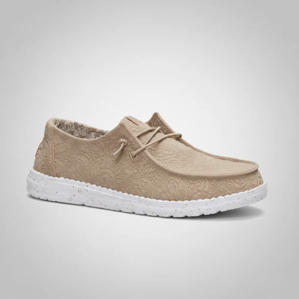 Wendy Ranch Textured Casual Slip On Shoes