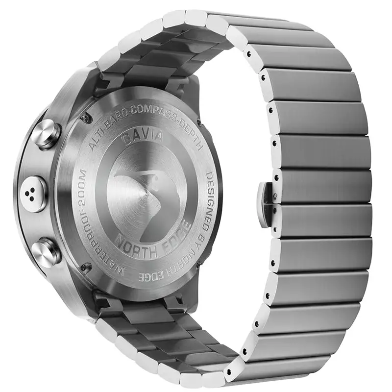 North Edge Affordable Hybrid Men’s Steel Dive Watch GAVIA
