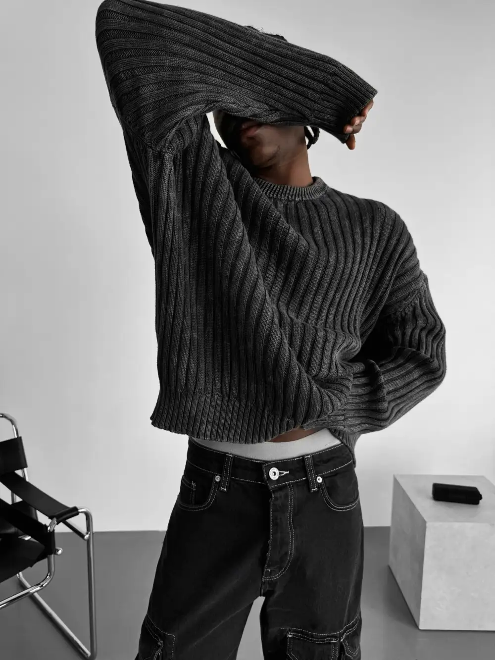 Easygoing Relaxed Washed Sweater