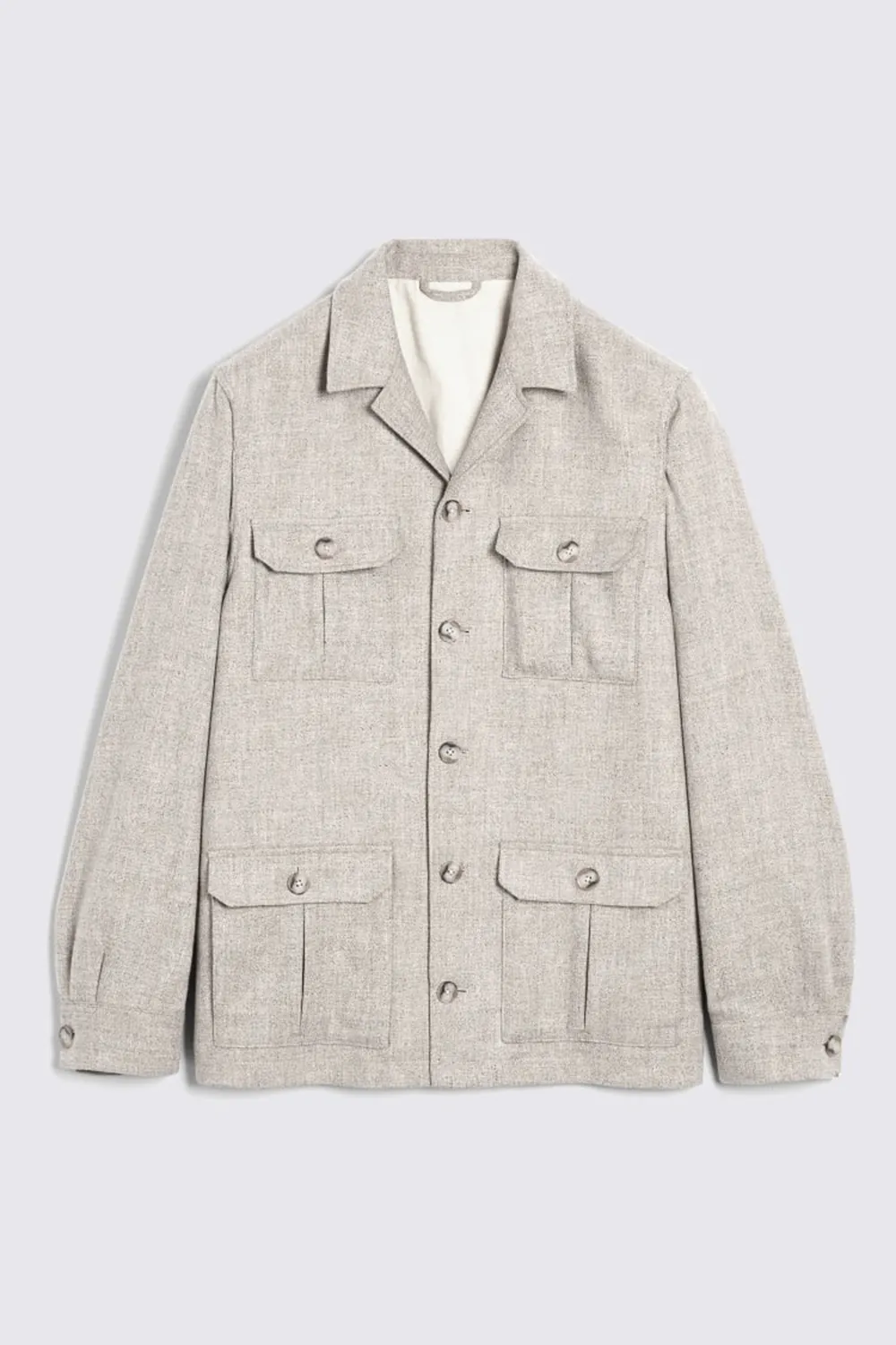 Soft And Stylish Brown Men's Shirt Jacket