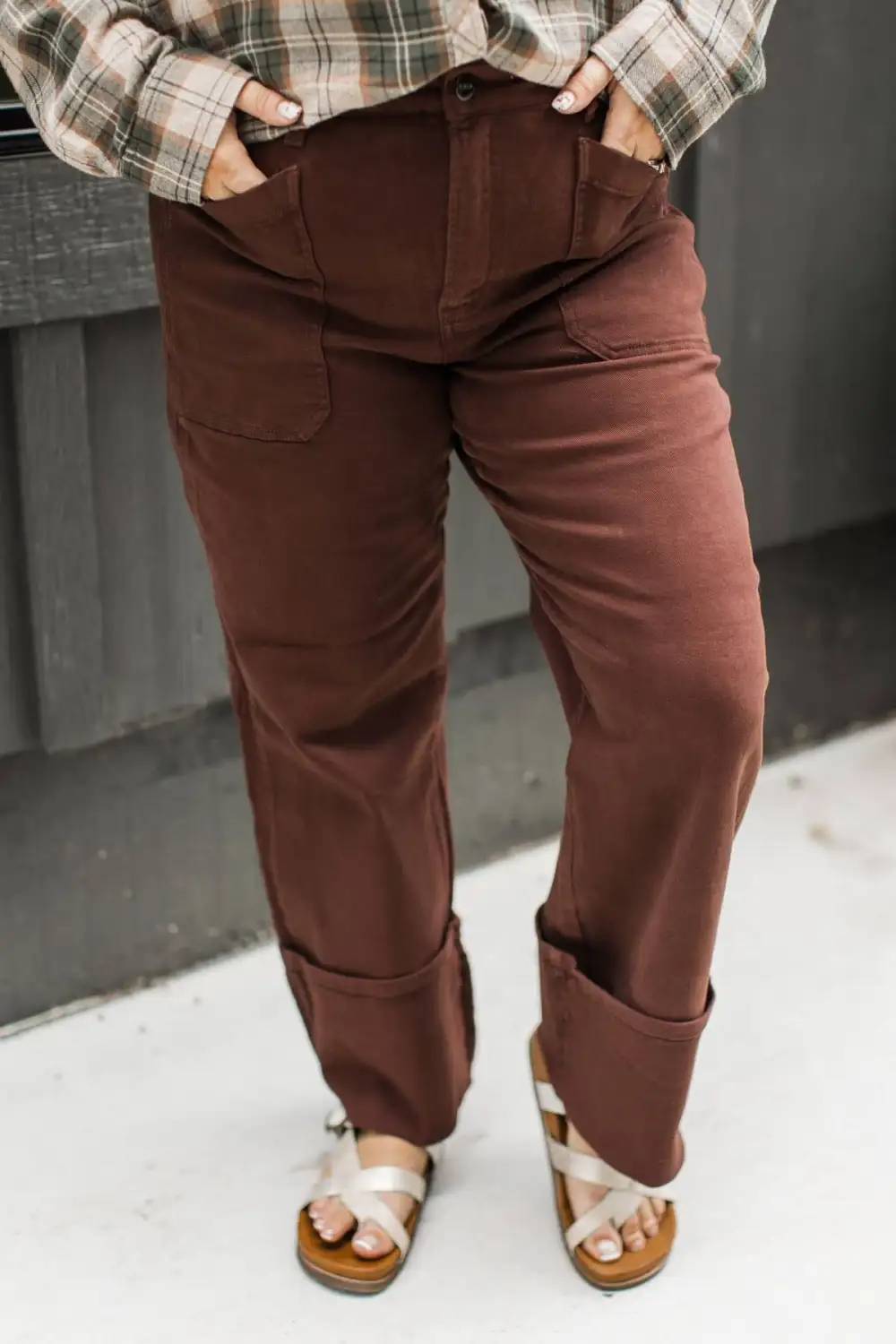 High-Rise Wide Straight Leg Clean Finish Jeans