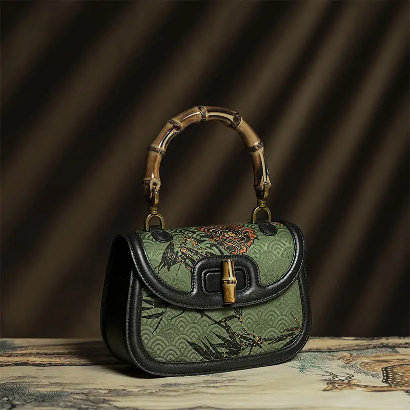 Buddha Stones Curve Flower Bag
