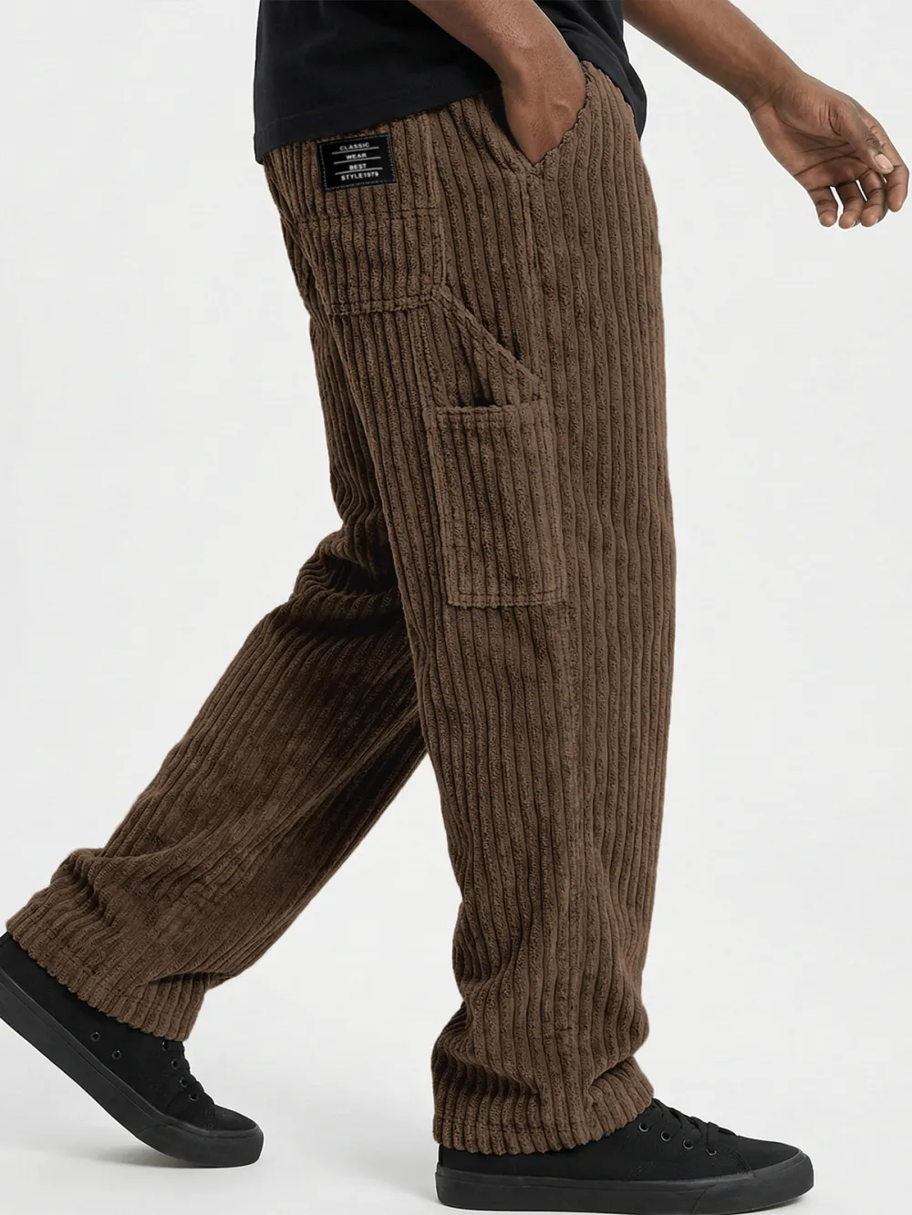 Comfort Fit Corduroy Pocket Pants
